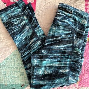 Lululemon Blue Patterned Leggings